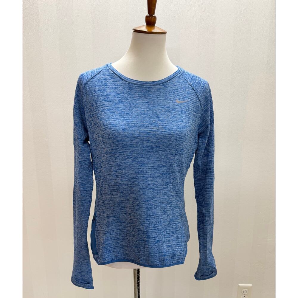 NIKE Women’s Heather Blue Athletic Top Sz M